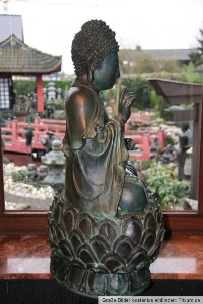 Bronze Thai Buddha. Onlineshop asian-garden.de