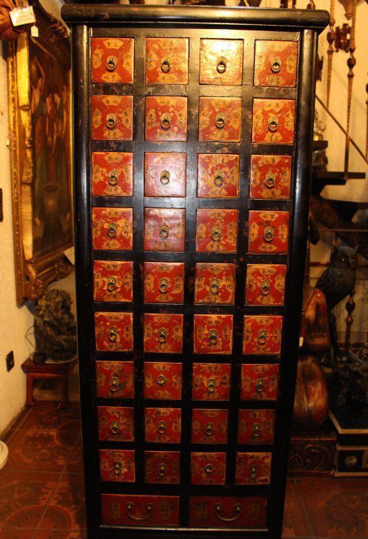 Chinesischer antiker Apothekerschrank - und viele weitere Asiamöbel / asiatische Möbel