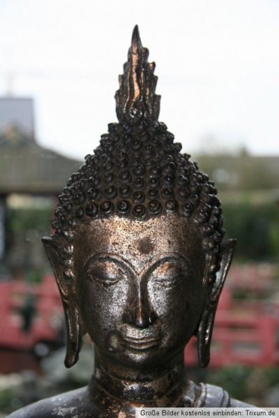 Thailändischer Buddha Bronze Figur. Onlineshop asian-garden.de