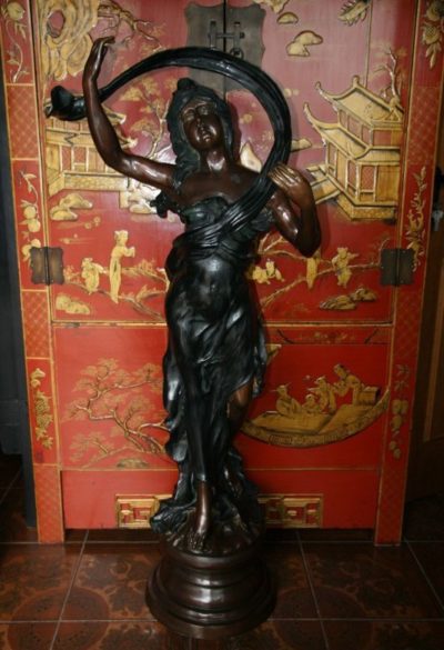 Jugendstil Figur Bronze