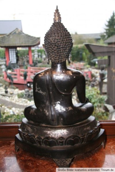 Thailändischer Buddha Bronze Figur. Onlineshop asian-garden.de