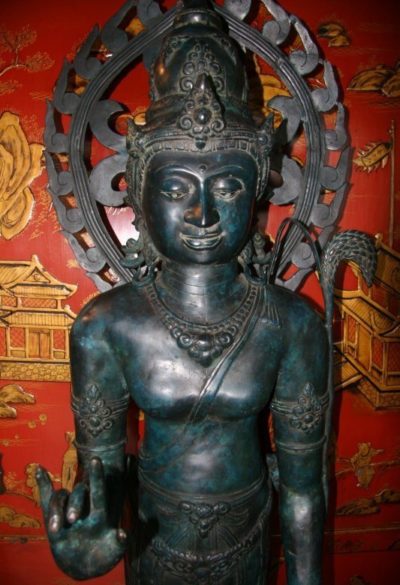 Bodhisattva aus Bronze. Onlineshop asian-garden.de