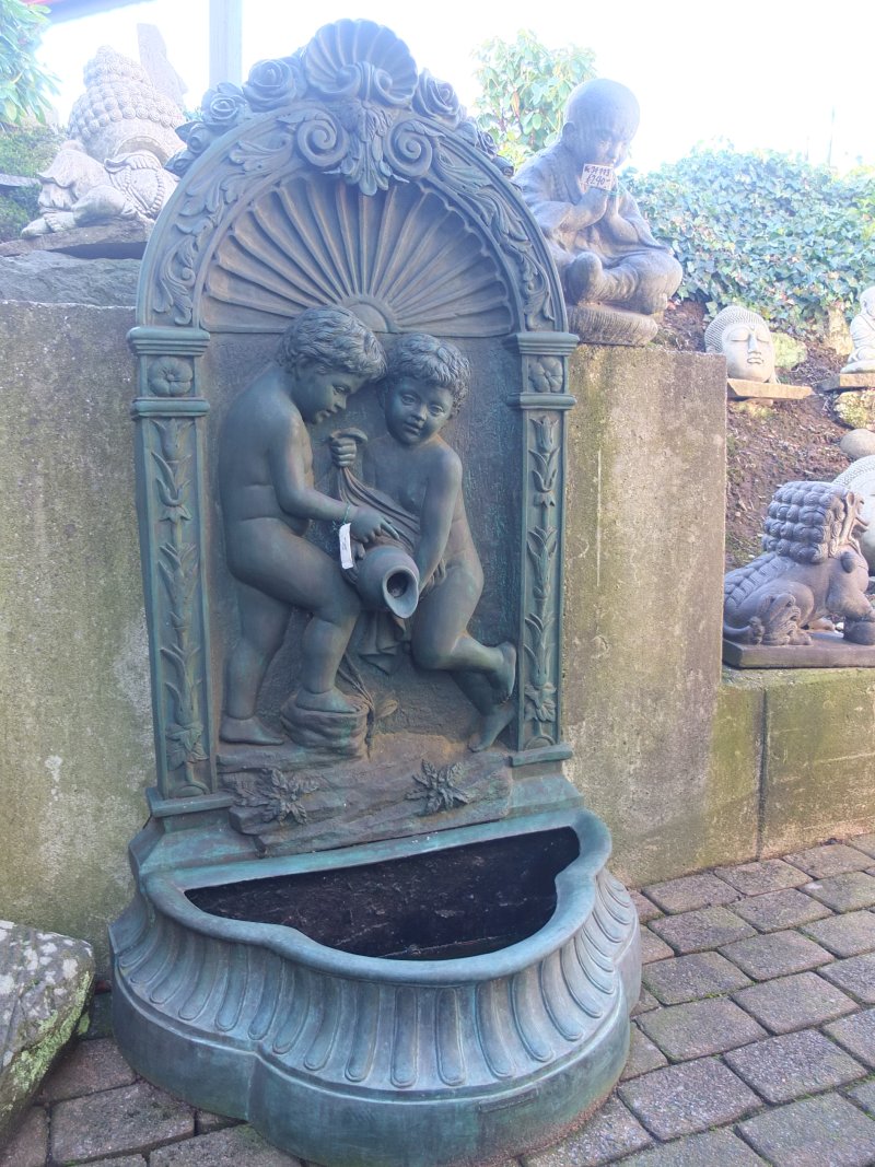 Gartenbrunnen Jünglinge mit Wasserkrug, ca. 150cm