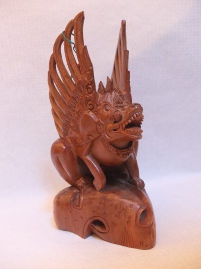 Drachenfigur aus Holz Material: Holz Maße: 24 x 13 cm