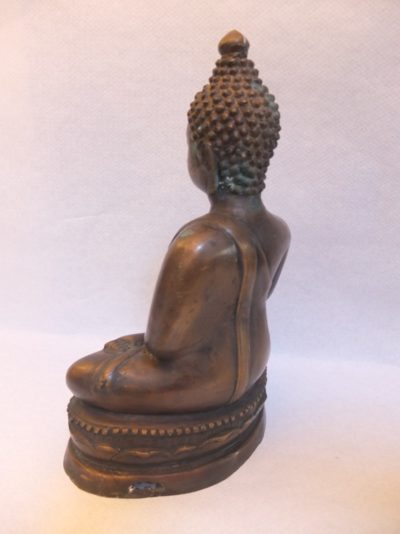 Buddha Statue "Suckamony" Material: beste Bronze Motiv: Bronze Buddha sitzend Maße: 35 x 22 cm