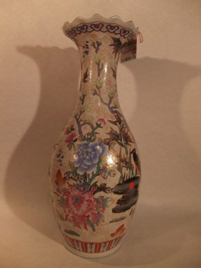 China Vase "Blumen" 60cm