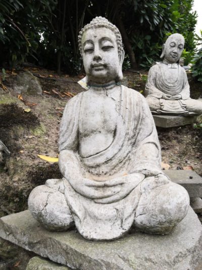 Buddha Statue Material: Beton Maße: 65 x 45 x 30 cm Gewicht: 40kg