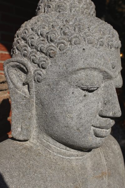 Chinesischer Stein Buddha Amithaba