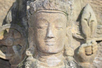 Naturstein Buddha Shiva aus Java