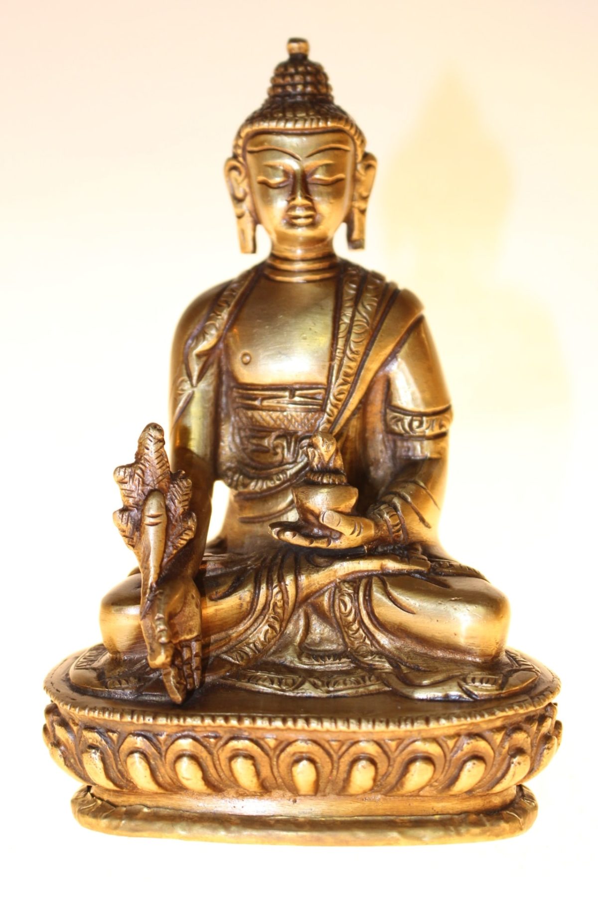 Medizin Buddha Bronze, Buddhafigur - Onlineshop asian-garden.de