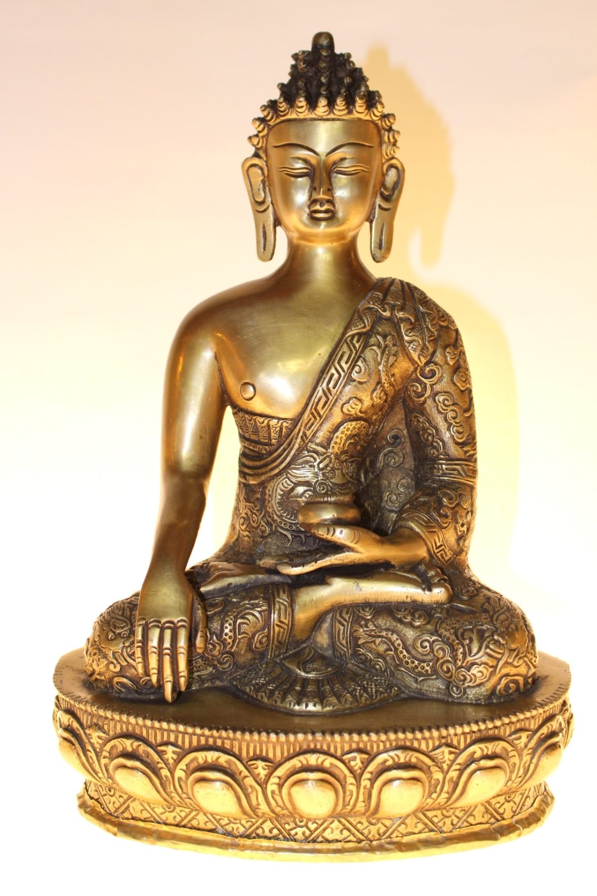 Bronze Medizin Buddha, 30 x 21 x 15cm
